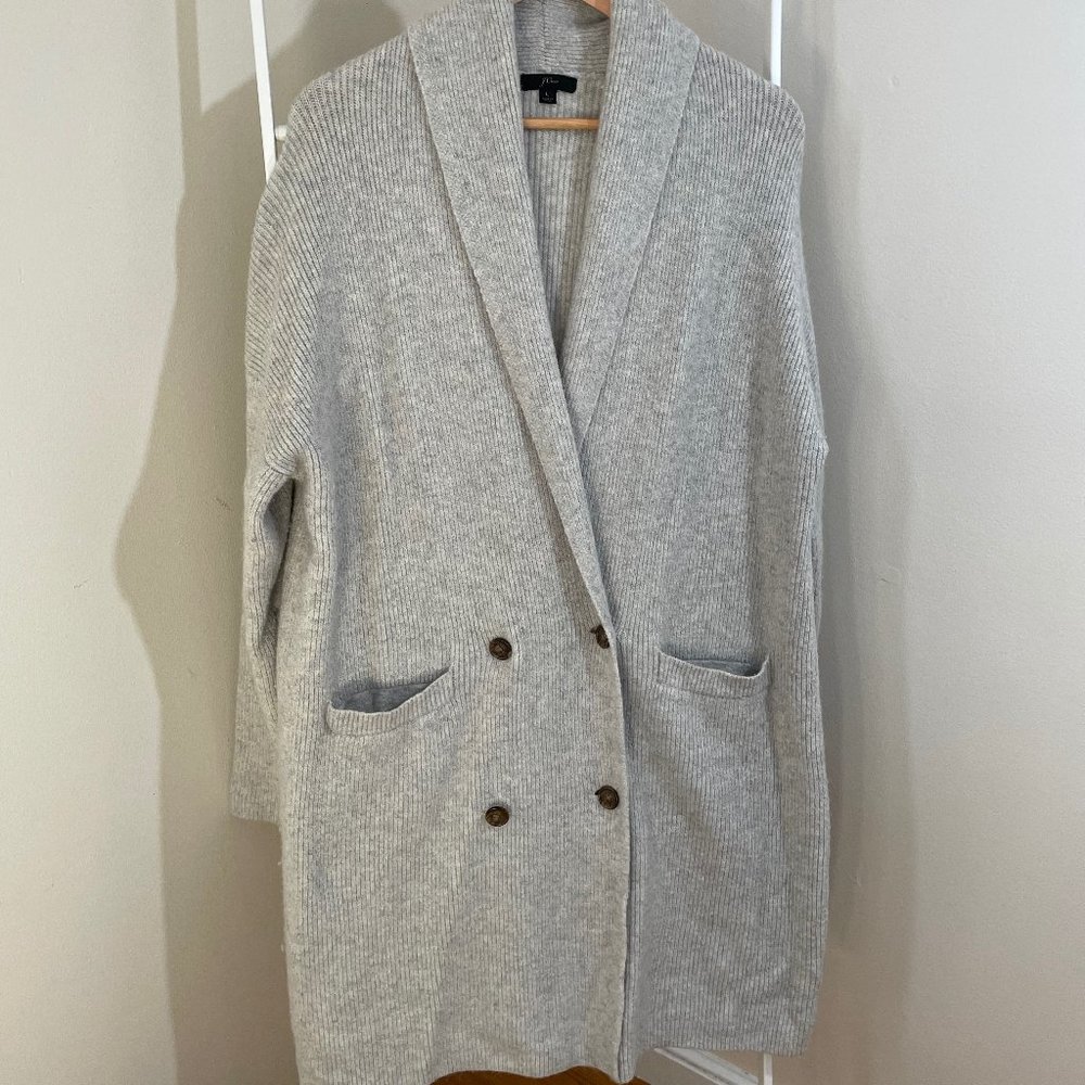J.Crew Double Breasted Cardigan Coat